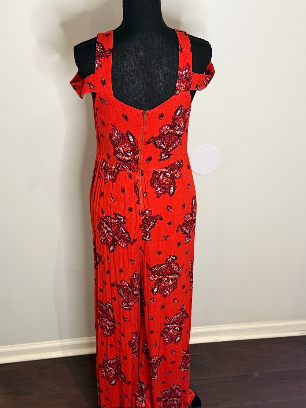 Free People, Retro Love You Love Me Jumpsuit, Size 6 - Picture 11 of 15